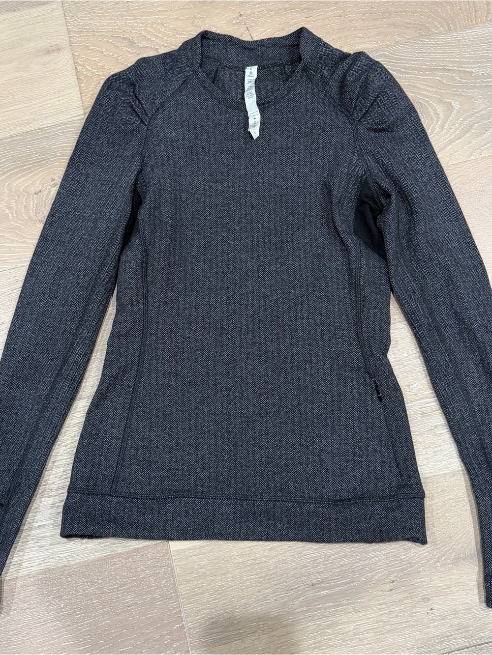 Lululemon Women's Charcoal Sweater with pocket